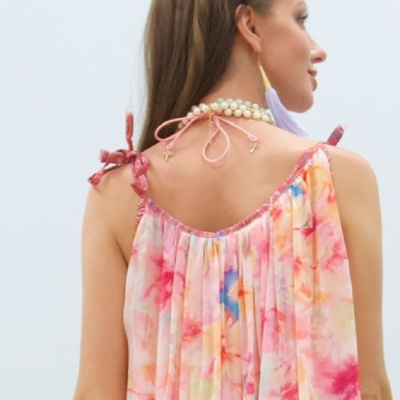 Beach Cover up BELIZE TROPICAL style - Picture 4 of 5